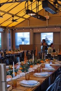 A joyful gathering at an event catered by Poppi's Italian Restaurant, where lively fun meets authentic Italian dining in Wildwood.